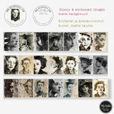 Pet Tape - MIC - Portraits - Glossy & Embossed 60 mm - 3 - MIC & MIM Premium Paper Shop - Tidformera