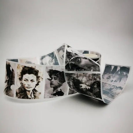 Pet Tape - MIC - Portraits - Glossy & Embossed 60 mm - 1 - MIC & MIM Premium Paper Shop - Tidformera