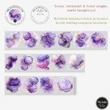 Pet Tape - MIC - Purple Splash Foiled & Embossed 60 mm - 6 - MIC & MIM Premium Paper Shop - Tidformera