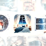 Pet Tape - MIC - Starry Night Foiled & Embossed 60 mm - 4 - MIC & MIM Premium Paper Shop - Tidformera