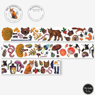 Pet Tape - MIC - Syksy Matte 60 mm - 2 - MIC & MIM Premium Paper Shop - Tidformera