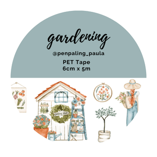 Pet Tape - Penpaling Paula - Gardening 60 mm - 1 - Penpaling Paula - Tidformera