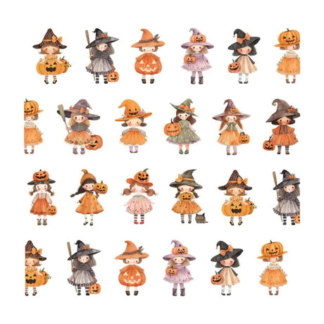 Pet Tape - Penpaling Paula - Halloween Dolls 60 mm - 2 - Penpaling Paula - Tidformera