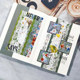 PET Tape Petals en Blanc - 55 mm - 3 - Washi Tape Shop - Tidformera