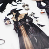 Pet tape Plague Doctor - 60 mm - 5 - Scrapbook Resource Co - Tidformera