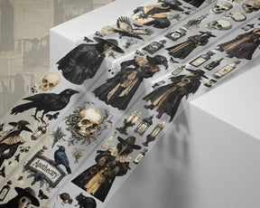 Pet tape Plague Doctor - 60 mm - 1 - Scrapbook Resource Co - Tidformera