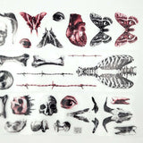 Pet Tape Pre-cut - Jextended X Mic - 70 mm - Grim Findings - 7 - MIC & MIM Premium Paper Shop - Tidformera