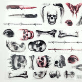 Pet Tape Pre-cut - Jextended X Mic - 70 mm - Grim Findings - 4 - MIC & MIM Premium Paper Shop - Tidformera
