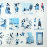 Pet Tape Pre - cut - MIC - Blue Winter 70 mm - 7 - MIC & MIM Premium Paper Shop - Tidformera