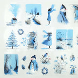 Pet Tape Pre - cut - MIC - Blue Winter 70 mm - 3 - MIC & MIM Premium Paper Shop - Tidformera