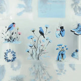 Pet Tape Pre - cut - MIC - Blue Winter 70 mm - 6 - MIC & MIM Premium Paper Shop - Tidformera