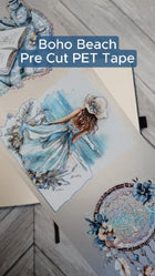 Pet Tape Pre - cut - MIC - Boho Beach 70 mm - 1 - MIC & MIM Premium Paper Shop - Tidformera