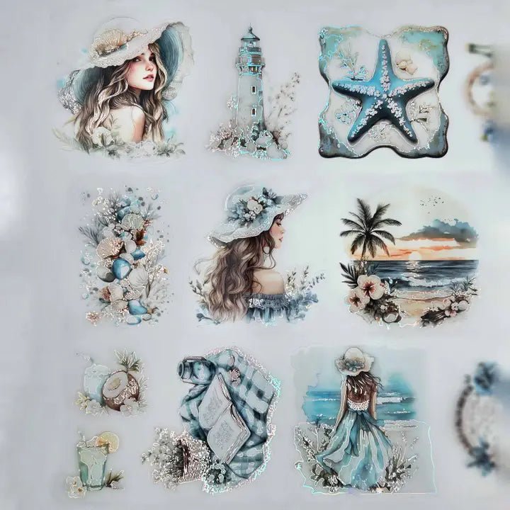 Pet Tape Pre - cut - MIC - Boho Beach 70 mm - 3 - MIC & MIM Premium Paper Shop - Tidformera