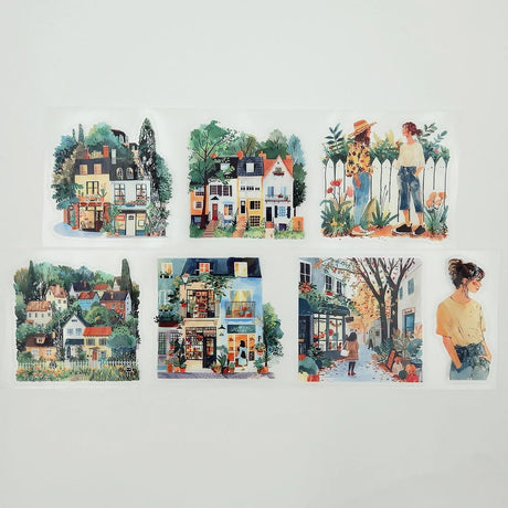 Pet Tape Pre - cut - MIC - Brick & Bloom 3D Glossy 70 mm - 1 - MIC & MIM Premium Paper Shop - Tidformera