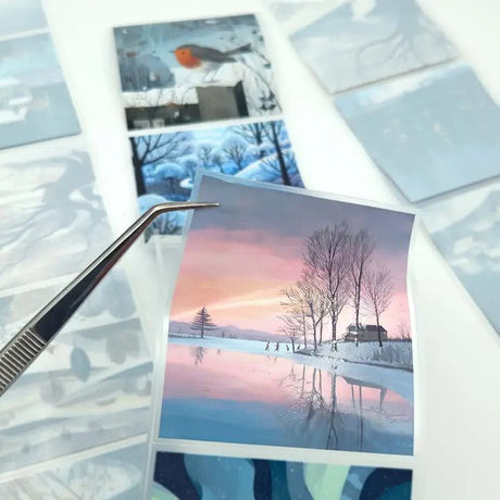 Pet Tape Pre - cut - MIC - Frostbound 70 mm - 1 - MIC & MIM Premium Paper Shop - Tidformera