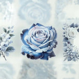 Pet Tape Pre - cut - MIC - Frosty Florals 70 mm - 4 - MIC & MIM Premium Paper Shop - Tidformera