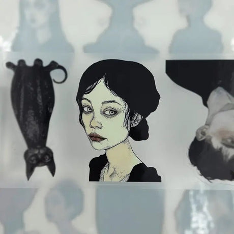 Pet Tape Pre - cut - MIC - Gothic Companions 3D Glossy 70 mm - 3 - MIC & MIM Premium Paper Shop - Tidformera