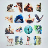 Pet Tape Pre - cut - MIC - Great Outdoors 3D Glossy 70 mm - 6 - MIC & MIM Premium Paper Shop - Tidformera