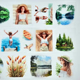 Pet Tape Pre - cut - MIC - Lakeside Days 3D Glossy 70 mm - 7 - MIC & MIM Premium Paper Shop - Tidformera