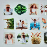 Pet Tape Pre - cut - MIC - Lakeside Days 3D Glossy 70 mm - 6 - MIC & MIM Premium Paper Shop - Tidformera
