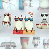 Pet Tape Pre - cut - MIC - Meowjito Time 3D Glossy 70 mm - 3 - MIC & MIM Premium Paper Shop - Tidformera