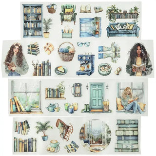 Pet Tape Pre - cut - MIC - Pages in the Rain 3D Glossy 70 mm - 2 - MIC & MIM Premium Paper Shop - Tidformera