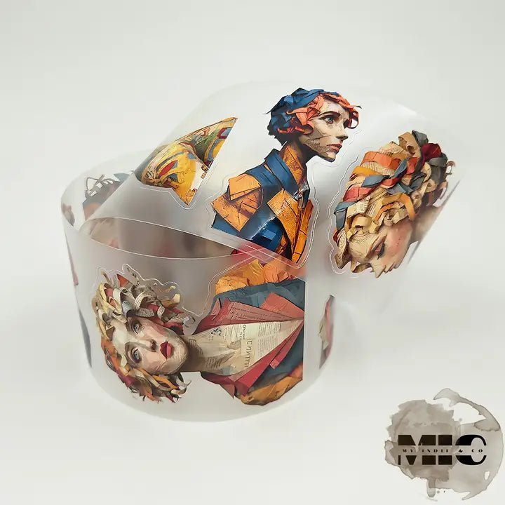 Pet Tape Pre - cut - MIC - Paper Muse 3D Glossy 70 mm - 1 - MIC & MIM Premium Paper Shop - Tidformera