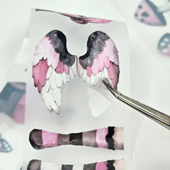 Pet Tape Pre - cut - MIC - Pink Nonsense 3D Glossy 70 mm - 2 - MIC & MIM Premium Paper Shop - Tidformera