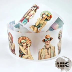 Pet Tape Pre - cut - MIC - Riviera 3D Glossy 70 mm - 1 - MIC & MIM Premium Paper Shop - Tidformera