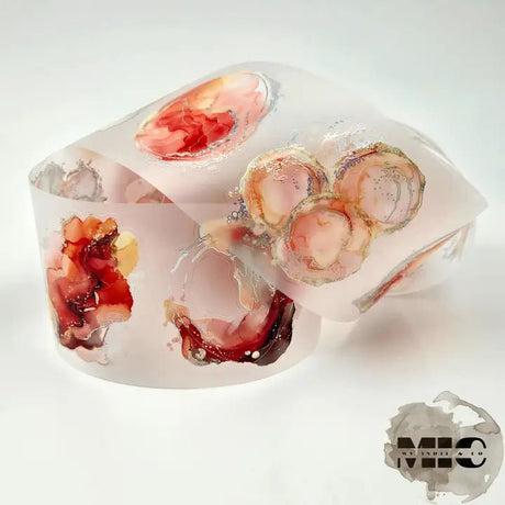 Pet Tape Pre - cut - MIC - Rusty Splash 3D Foiled 70 mm - 1 - MIC & MIM Premium Paper Shop - Tidformera