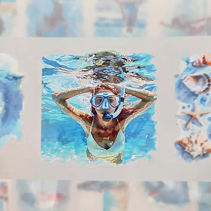 Pet Tape Pre - cut - MIC - Seabound Souls 70 mm - 5 - MIC & MIM Premium Paper Shop - Tidformera