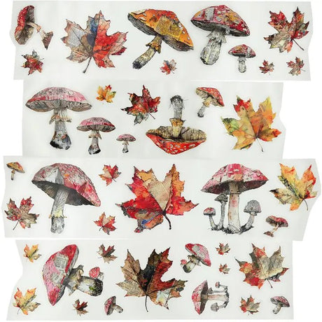 Pet Tape Pre - cut - MIC - Toadstool Trails 3D Glossy 70 mm - 6 - MIC & MIM Premium Paper Shop - Tidformera