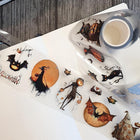 Pet Tape Pre - cut - MIC - Trick or Treat 3D Silver Foiled 70 mm - 1 - MIC & MIM Premium Paper Shop - Tidformera