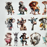 Pet Tape Pre - cut - MIC - Tropicool Crew 3D Glossy 70 mm - 6 - MIC & MIM Premium Paper Shop - Tidformera