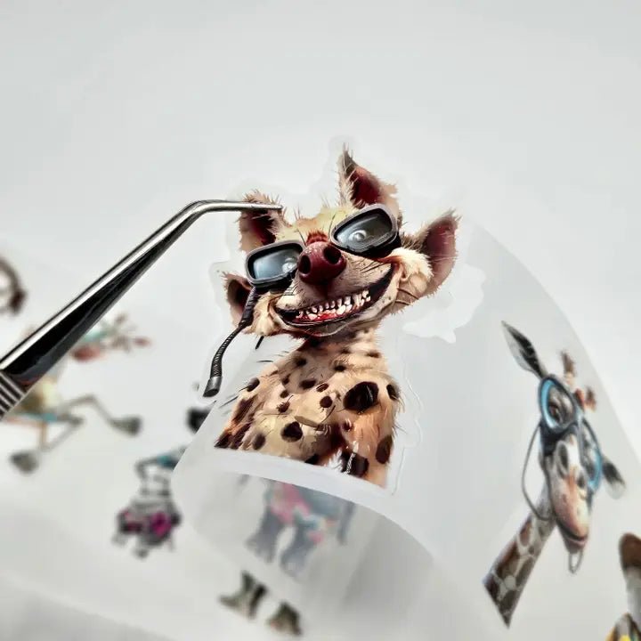 Pet Tape Pre - cut - MIC - Tropicool Crew 3D Glossy 70 mm - 2 - MIC & MIM Premium Paper Shop - Tidformera