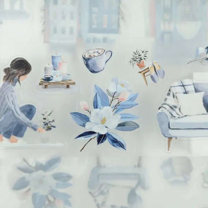 Pet Tape Pre - cut - MIC - Urban Winter 70 mm - 4 - MIC & MIM Premium Paper Shop - Tidformera