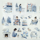 Pet Tape Pre - cut - MIC - Urban Winter 70 mm - 6 - MIC & MIM Premium Paper Shop - Tidformera