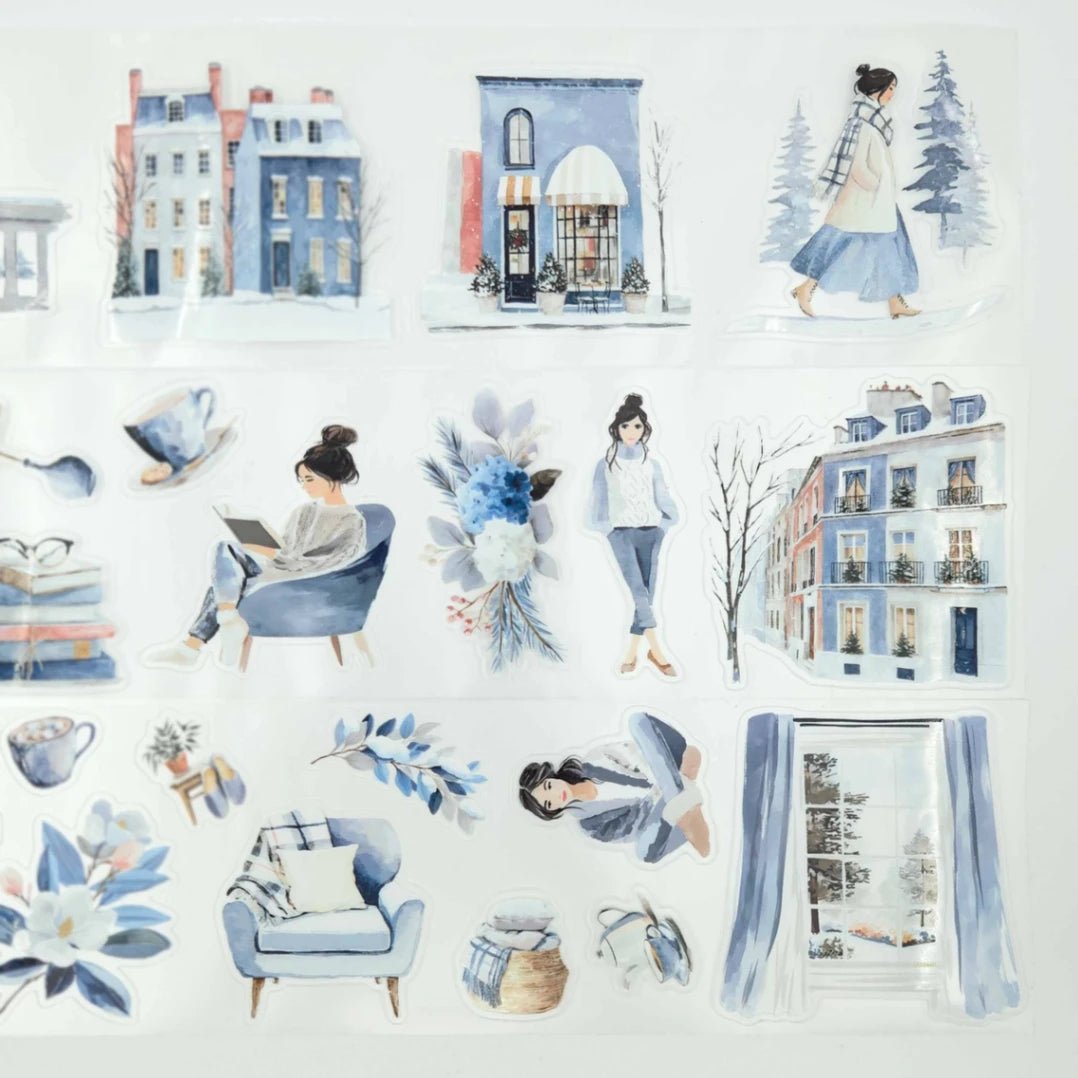 Pet Tape Pre - cut - MIC - Urban Winter 70 mm - 7 - MIC & MIM Premium Paper Shop - Tidformera