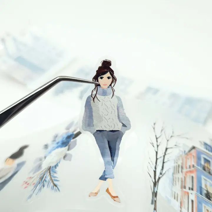 Pet Tape Pre - cut - MIC - Urban Winter 70 mm - 2 - MIC & MIM Premium Paper Shop - Tidformera