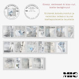 Pet Tape Pre - cut - MIC - Whispers of Frost 70 mm - 8 - MIC & MIM Premium Paper Shop - Tidformera