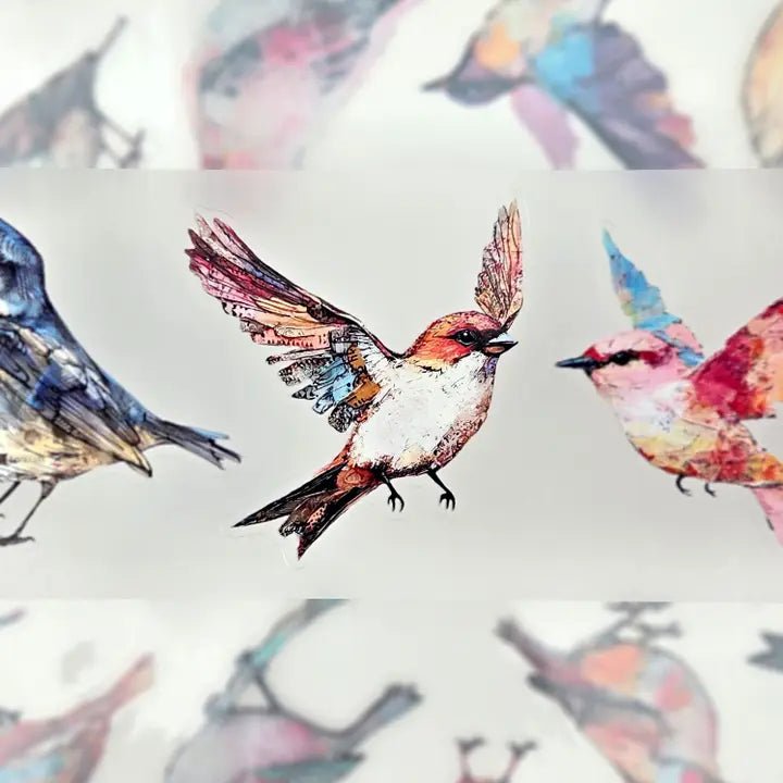 Pet Tape Pre - cut - MIC - Wings of Wonder 3D Glossy 70 mm - 6 - MIC & MIM Premium Paper Shop - Tidformera
