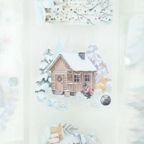 Pet Tape Pre - cut - MIC - Winter Wonder 70 mm - 2 - MIC & MIM Premium Paper Shop - Tidformera