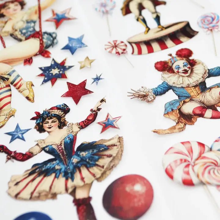 Pet tape The Circus - 60 mm - 4 - Scrapbook Resource Co - Tidformera