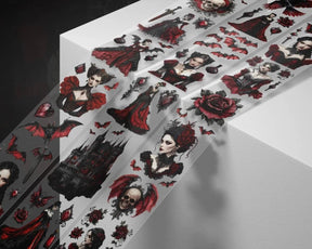 Pet tape The Vampire Countess - 60 mm - 1 - Scrapbook Resource Co - Tidformera