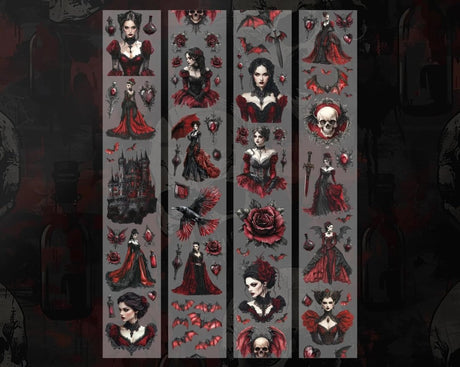 Pet tape The Vampire Countess - 60 mm - 2 - Scrapbook Resource Co - Tidformera