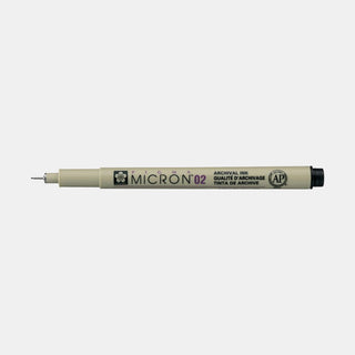 Pigma micron Fineliner Svart - 02 - 1 - Sakura - Tidformera