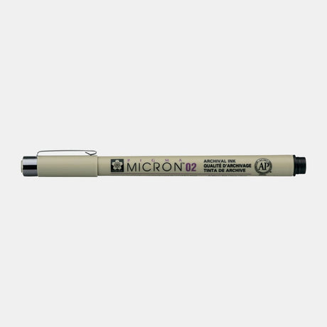 Pigma micron Fineliner Svart - 02 - 3 - Sakura - Tidformera