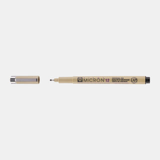 Pigma micron Fineliner Svart - 12 - 1 - Sakura - Tidformera