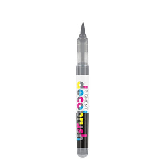 Pigment Decobrush - Cool grey 3 429U från Karin - Grå penselpenna utan lock - Tidformera