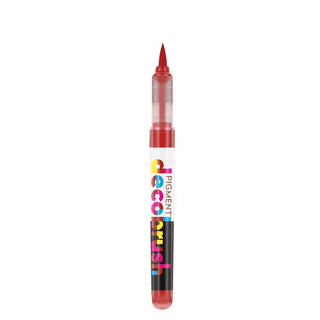 Pigment Decobrush - Lipstic red 1797U från Karin - Röd penselpenna utan lock - Tidformera